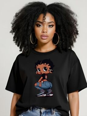 Black Betty Boop Graphic Tee